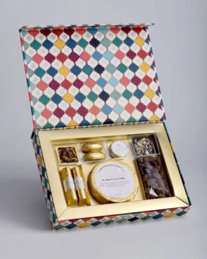 Large Nut Chocolate Gift Box Featuring Anarkali - Image 2