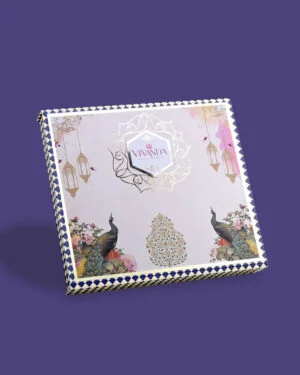 Square Large Nut Chocolate Gift Box Featuring Pride of India - Image 5