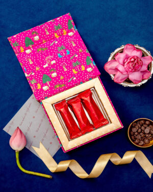 Birthday Chocolate Gift Box 1x1 featuring  Gokul Pichwai