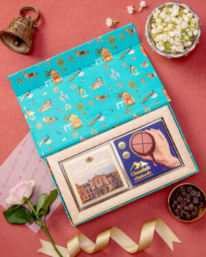 Congratulations Chocolate Gift Box 1x2 featuring Mugal Saraai