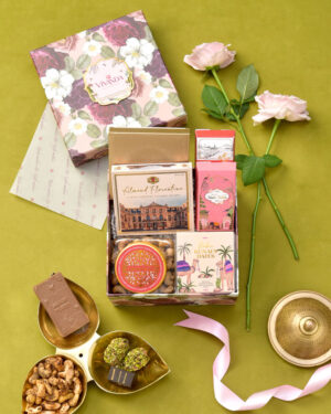 Thank You Chocolate Gift Box featuring Floral Hamper