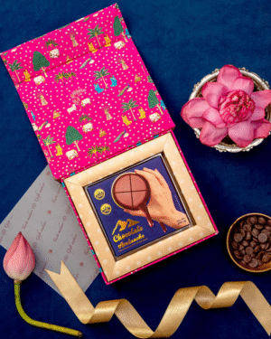 Wedding Chocolate Gift Box 1x1 featuring  Gokul Pichwai
